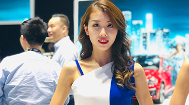 2019成都车展车模小姐姐