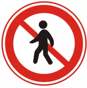 禁止行人进入标志_高速公路禁止行人进入标志图片