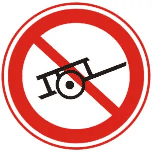 禁止人力车进入标志图片_交通禁令禁止人力车进入