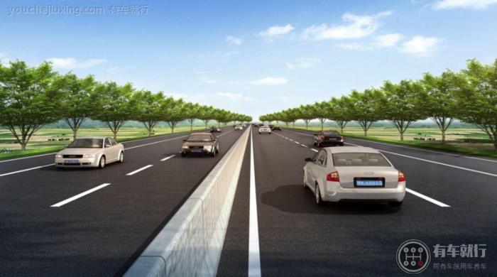 分离式道路标志