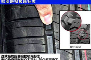 怎么看汽车轮胎的磨损程度？