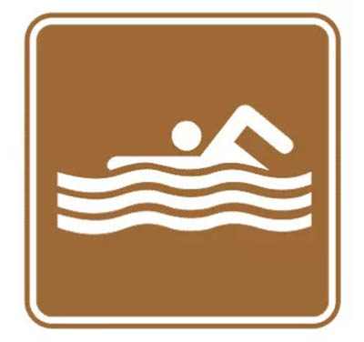 游泳标志图片是什么意思？旅游区游泳标志是什么含义？