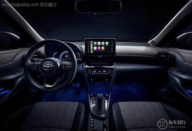 Yaris Cross中控采用悬浮式屏幕