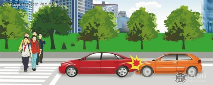 这两辆车发生追尾的主要原因是什么