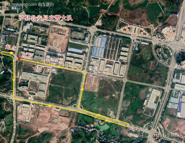 科目三考试路线