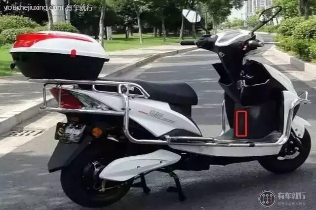 电动车电机号在哪个位置