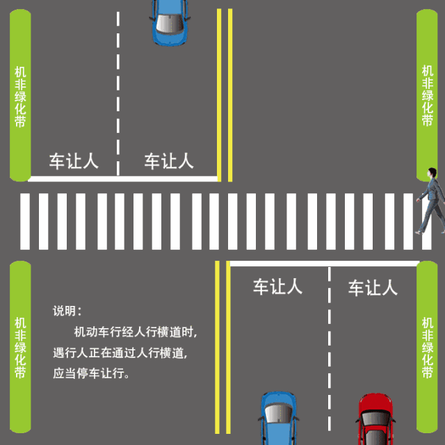 礼让行人怎么界定