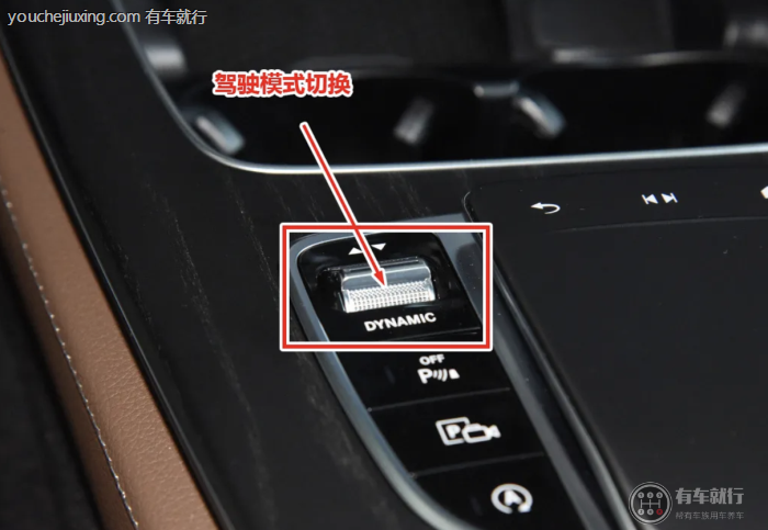 奔驰驾驶模式切换在哪个开关“DYNAMIC”